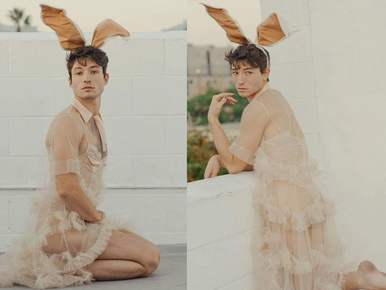 Ezra Miller a legújabb Playboy-nyuszi