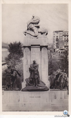 Gróf Tisza István 1934-es emlékműve (forrás: Sila / szoborlap.hu)