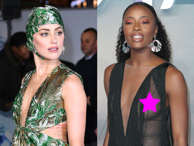 Majd lerepült Amber Heard fürdősapkája, akkora villantás volt az Aquaman premierjén