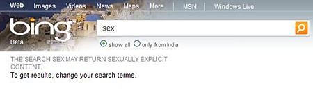 Indiában nem megy a "sex"