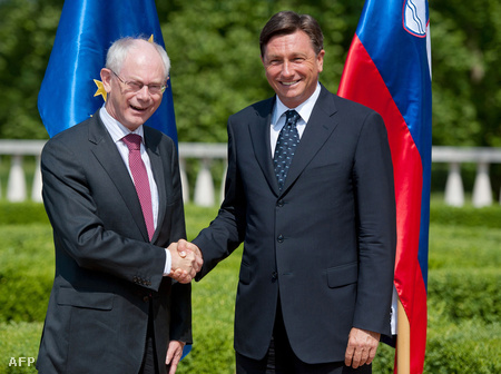 Rompuy és Borut Pahor