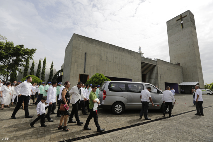 A Metropolitan Katedrális Managua-ban 2018. június 4-én