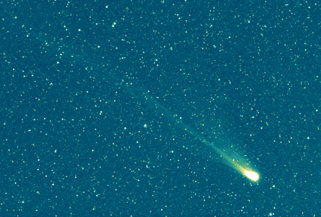 A Swift-Tuttle-üstökös az 1992-es visszatérése idején (Herman Mikuz felvétele)