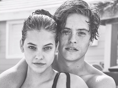 Szép, vizes emberek fürdőruhában: Palvin Barbara és Dylan Sprouse