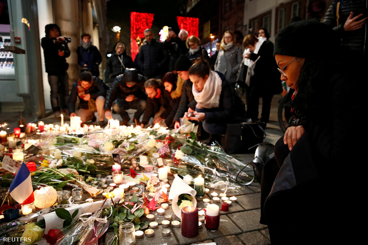 A lövöldözés áldozataira emlékeztek Strasbourgban