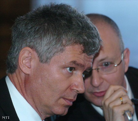 Polt Péter legfőbb ügyész és Varga Zs. András, a legfőbb ügyész helyettese 2006-ban. (Fotó: Soós Lajos)