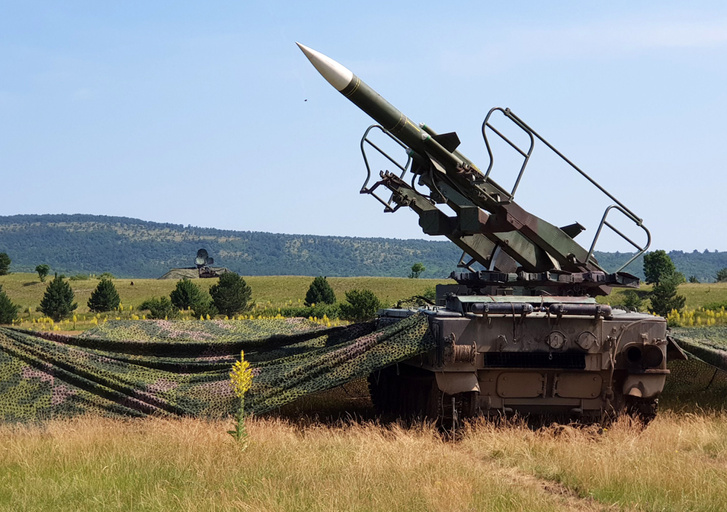 Magyar légvédelmi rakéta a Tobruq Legacy 2018 többnemzeti légvédelmi rakétaharcászati gyakorlaton