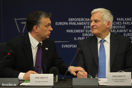 Orbán Viktor és Jerzy Buzek