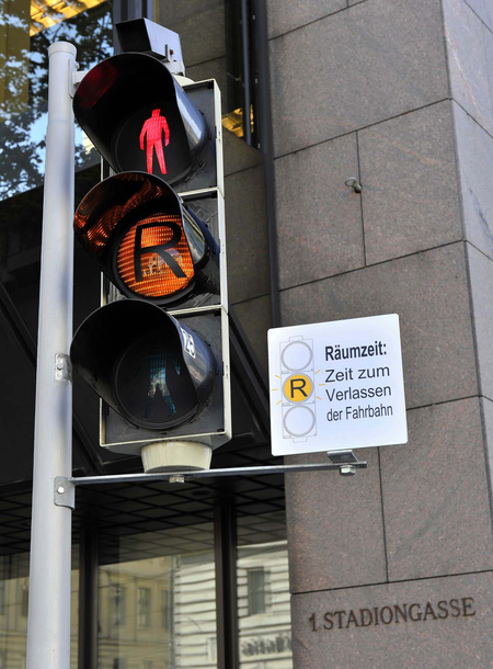 Idegesítő gyalogos lámpa Bécsben (forrás: Bécs Város Képviseleti Irodája)
