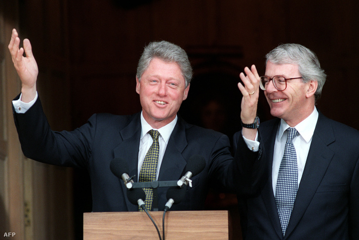 Bill Clinton és John Major 1994-ben