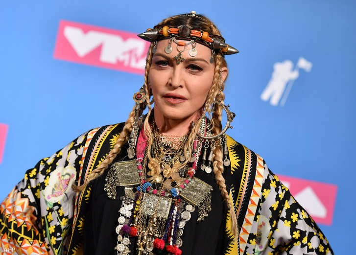 Madonna 2018-ban az MTV VMA díjátadón
