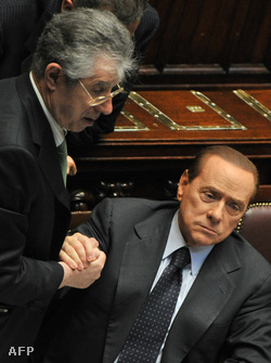 Umberto Bossi és Silvio Berlusconi