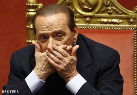 Berlusconi a szenátus júniusi ülésén