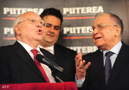 Gorbacsov és Iliescu 2010-ben