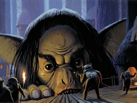 Ralph McQuarrie concept artja a Gorax szörnyetegről