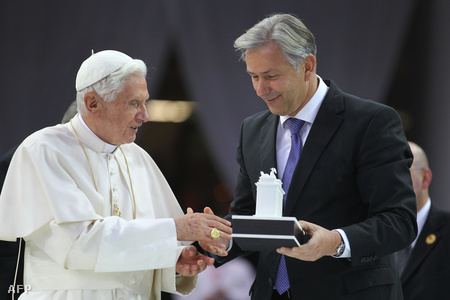 Klaus Wowereit és Benedek, szeptemberben a pápa berlini látogatásán