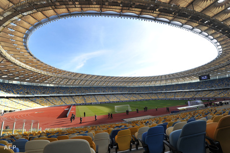 A kijevi olimpiai stadion, ahol a döntőt rendezik majd