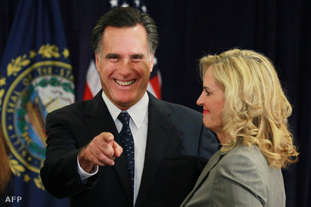 Mitt Romney feleségével