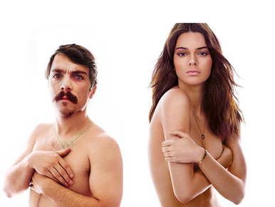Ez a bajszos srác lehetne Kendall Jenner eltitkolt testvére