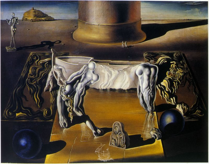 Salvador Dalí: Dormeuse, cheval, lion invisibles, 1930,