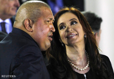 Hugo Chávez és Cristina Fernández de Kirchner