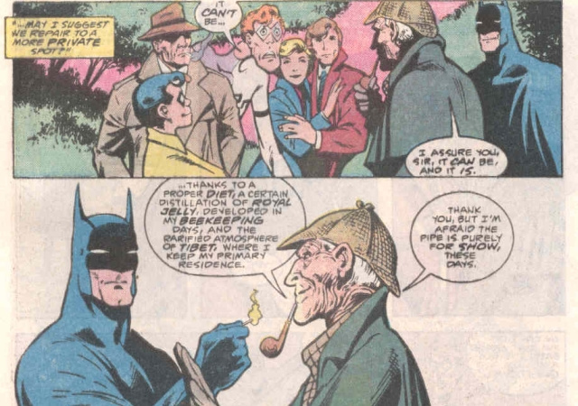 Popkulturális ikonok találkozása a Detective Comics 572. számában, 1987-ben
