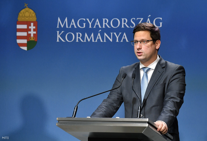 Gulyás Gergely Miniszterelnökséget vezető miniszter