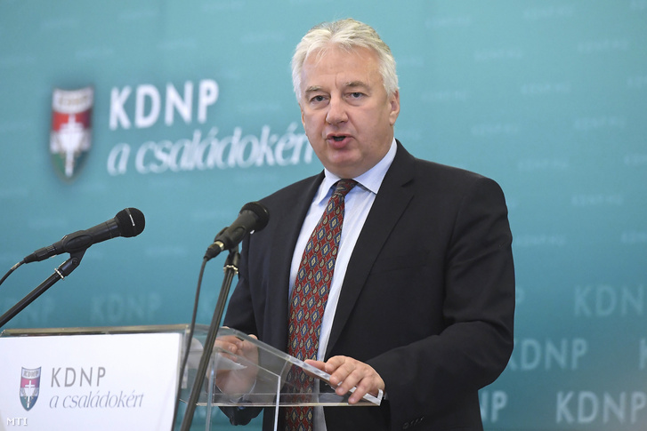 Semjén Zsolt miniszterelnök-helyettes, a Kereszténydemokrata Néppárt (KDNP) elnöke