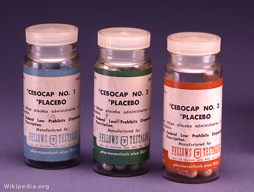 Placebo tabletták, amik cukorból vannak