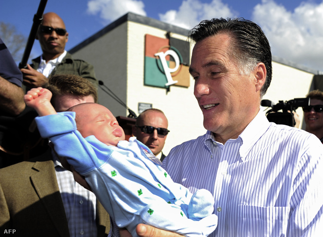 Romney kampánykörúton a floridai Jacksonvilleben