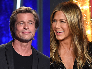 Jennifer Aniston nagyon örült, hogy Brad Pitt is ott volt az 50. szülinapján