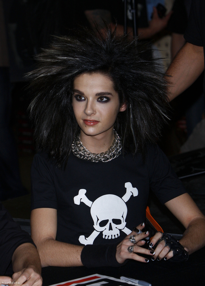 Ez egy több, mint 10 éves kép: 2008-ban készült Bill Kaulitzról, a Tokio Hotel énekeséről