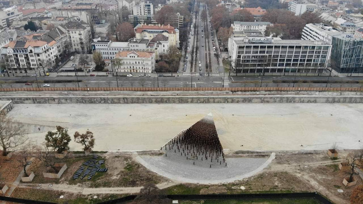 A Liget Budapest Projektben megvalósuló új Néprajzi Múzeum építkezése a Városliget melletti Ötvenhatosok terén