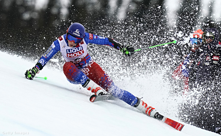 Petra Vlhova az arei alpesisí-világbajnokságon 2019. február 14-én