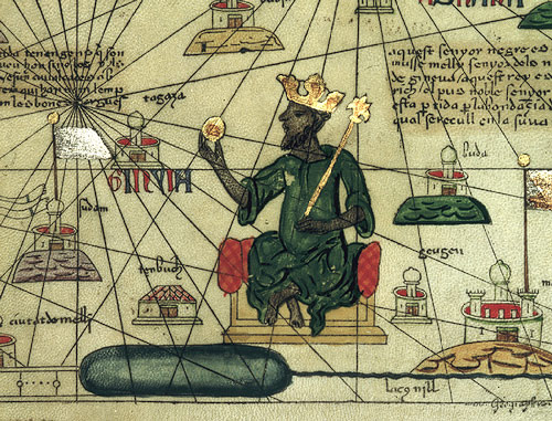 I. Mansa Musa az 1375-ös Katalán Atlaszban