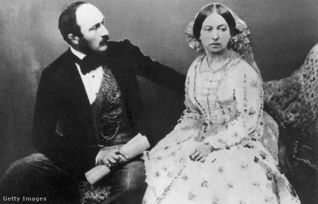 Viktória királynő és Albert herceg 1854-ben
