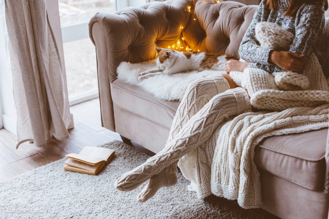 Keress magadnak egy kényelmes sarkot, ahol takarókba bugyolálva olvashatsz