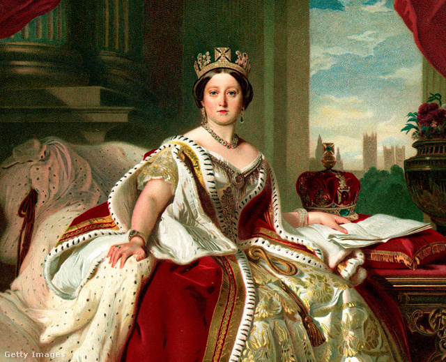 Viktória királynő koronázásakor