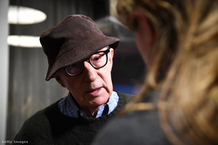 Woody Allen az előző, még bemutatott filmjének, a Wonder Wheelnek a premierjén.