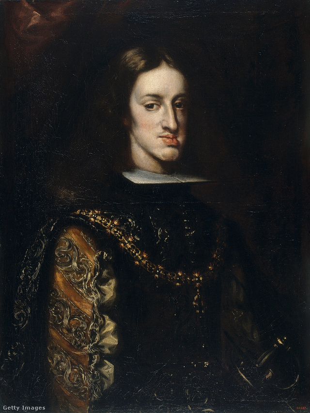 II. Károly spanyol király portréja