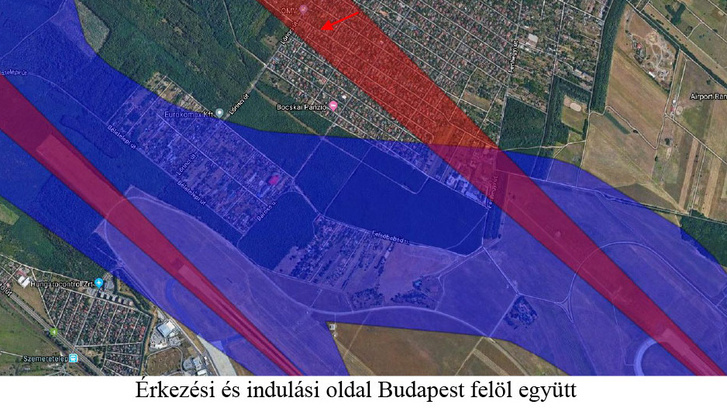 Útvonalak Budapest felett