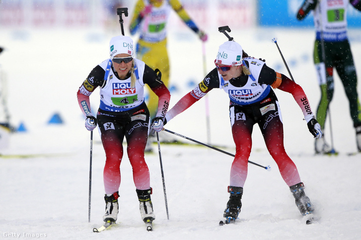 Marte Olsbu Röeiseland és Tiril Eckhoff