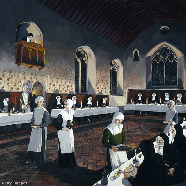 A 15. századi Denny Abbey-apátság apácái