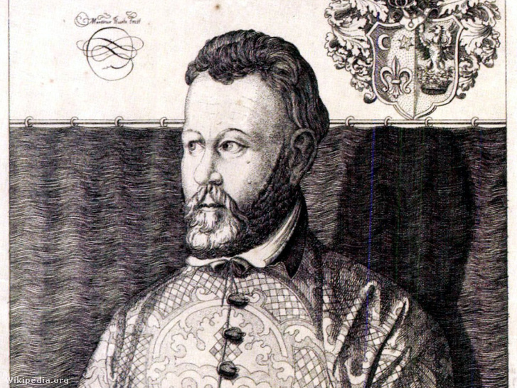 Martino Rota: Istvánffy Miklós (rézmetszet, 1575)