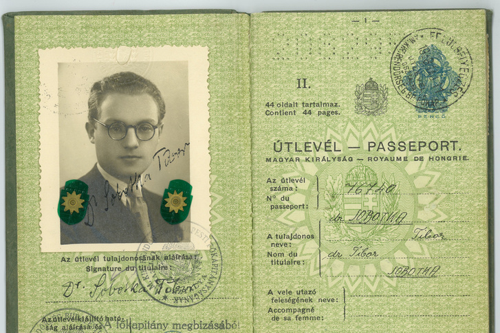 Szobotka Tibor útlevele