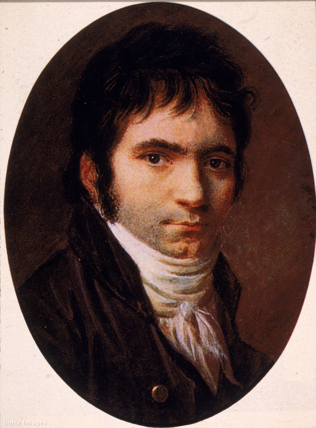 A fiatal Beethoven Christian Horneman 1803-as festményén