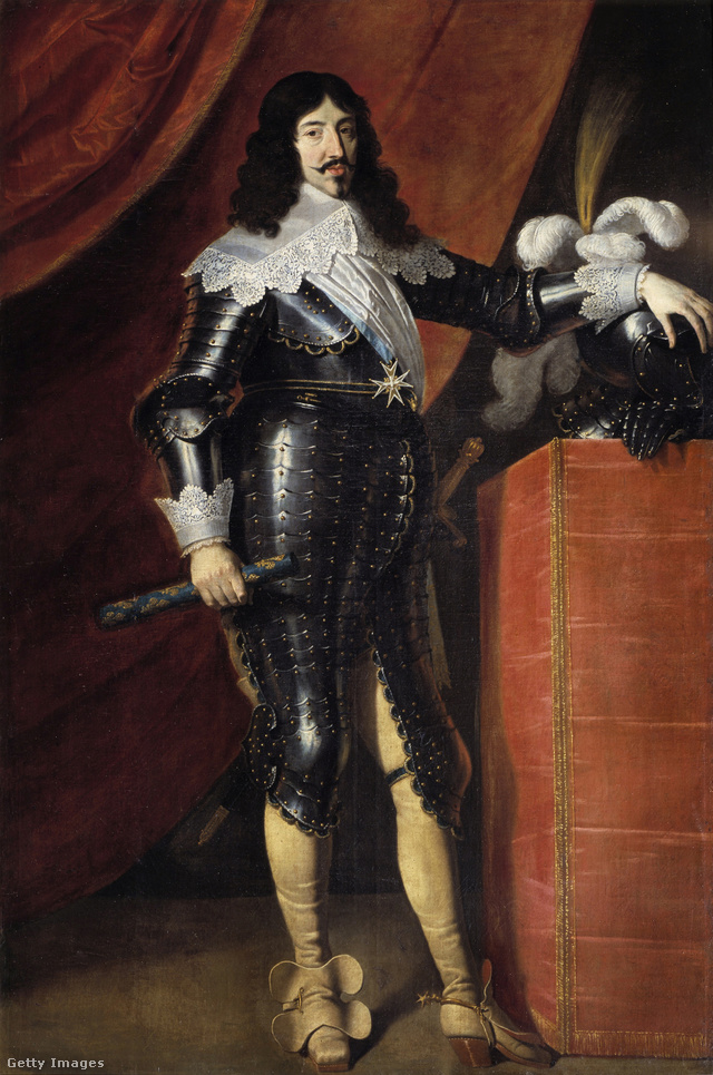 XIII. Lajos portréja, érdemes jobban szemügyre venni a cipőket!