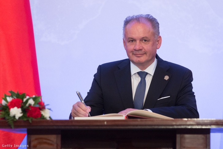 Andrej Kiska szlovák köztársasági elnök