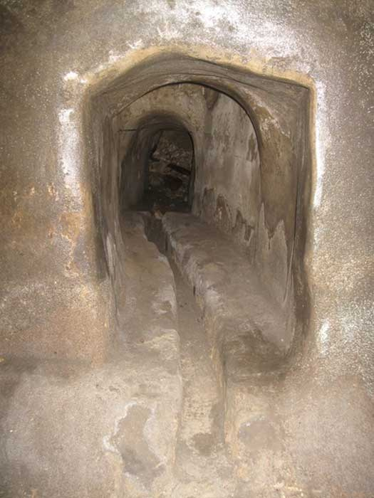 A máltai lovagok alagútjának részlete