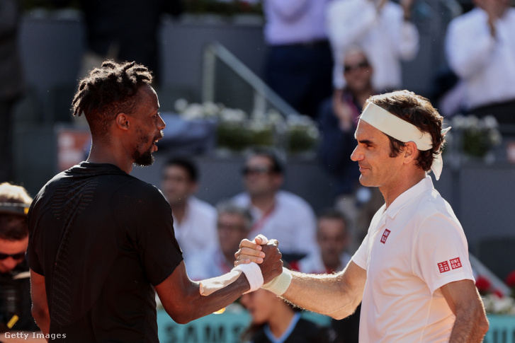 Gael Monfils és Roger Federer